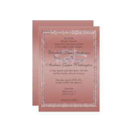 Roos Gold Glitter & Silver Wedding Rings Kaart