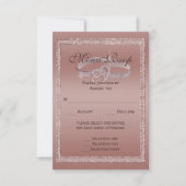 Roos Gold Glitter, Silver Wedding Rings Menu (Voorkant)