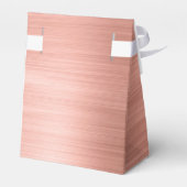 Roos Gold Glitter Sparkle Eyelashes Monogram Naam Bedankdoosjes (Achterkant)