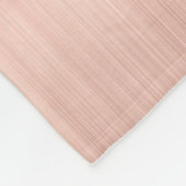 Roos Gold Glitter Sparkle Eyelashes Monogram Naam Fleece Deken (Hoek)