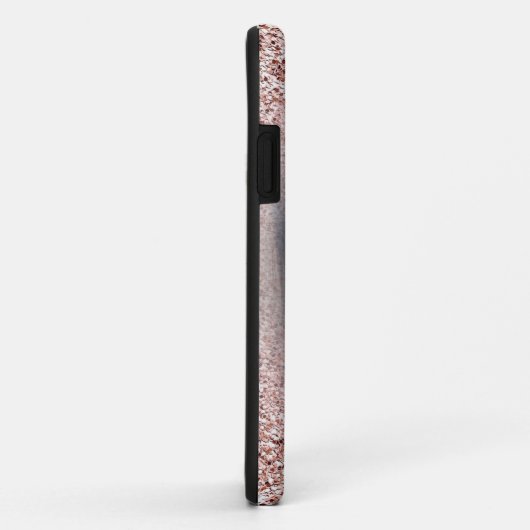 Roos Gold Glitter Sparkle Photo Monogram iPhone Ca Case-Mate iPhone Case (Achterkant/rechts)