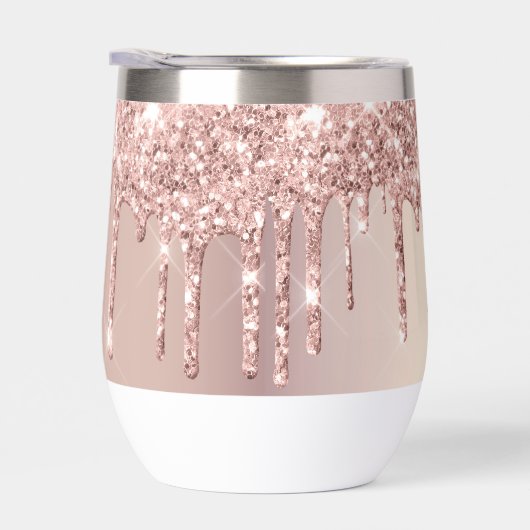 Roos Gold Glitter Sparkly Drips (Rechts)