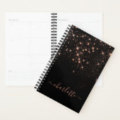 Roos Gold Glitter Sparkly Elegant Glamoureus Scrip Planner (Display)