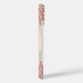 Roos Gold Glitter Sparkly iPhone Case Aangepaste t (Achterkant / Rechts)