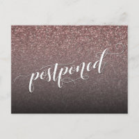 Roos Gold Glitter stelt aankondiging huwelijk uit