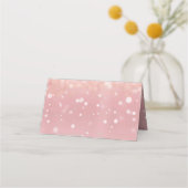 Roos Gold Glitter Sweet 16 gepersonaliseerde plaat Plaatskaartje (Achterkant)