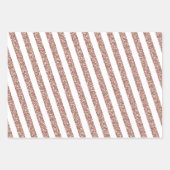 Roos Gold Glitter Sweet 16 Personalized Pink Inpakpapier Vel (Voorkant 3)