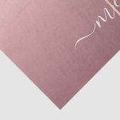 Roos Gold Glitter Uw Letter Naam Weefsel Papier (Detail)