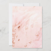 Roos Gold Glitter van de 50e verjaardag van de vro Kaart (Achterkant)