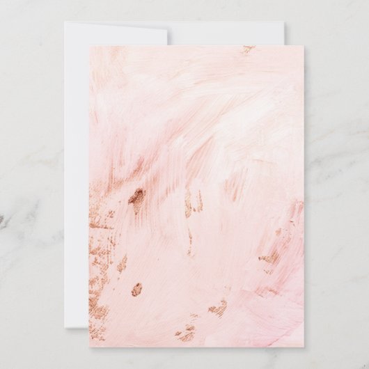 Roos Gold Glitter van de 50e verjaardag van de vro Kaart (Achterkant)