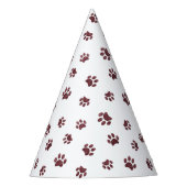 Roos Gold Glitter-verfprinters Feesthoedjes (Voorkant)