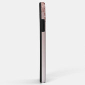 Roos Gold Glitter vloeibare schijven Case-Mate iPhone Case (Achterkant/rechts)