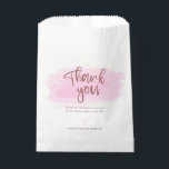 Roos Gold Glitter Vrijgezellenfeest Hartelijk dank Bedankzakje<br><div class="desc">Meisjesgouden sterren en de waterverf van het roos bedanken u voor het Bachelorette feest of het Vrijgezellenfeest met het moderne script Ms. aan Mrs. lettering. U kunt het met jouw naam en douanebericht personaliseren.</div>