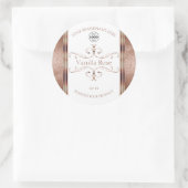  Roos Gold Glitter White Product Labels Logo (Tas)