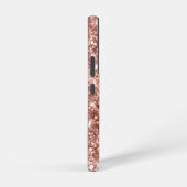 Roos Gold Glittery Folie Girly Signature Samsung Galaxy Hoesje (Rechterkant)