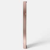 Roos Gold Glittery Folie Girly Signature Samsung Galaxy Hoesje (Linkerkant)