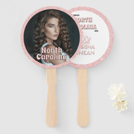 Roos Gold Glitz Pageant Fan Waver 10-Pack Handwaaier