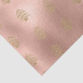 Roos Gold Glitzy Glitter kerstboom Tissuepapier (Detail)