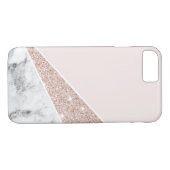Roos Gold, Gold Glitter en marmer Case-Mate iPhone Case (Achterkant (Horizontaal))