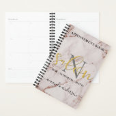 Roos Gold & Gold Salon Benoeming Book Planner (Display)