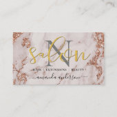 Roos Gold & Gold Salon Chic Visitekaartje (Voorkant)