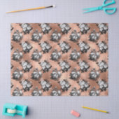 Roos Gold Gothic Halloween Tissuepapier (Craft)