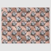 Roos Gold Gothic Halloween Tissuepapier (Voorkant)
