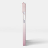 Roos Gold gradiënt bedrijf aangepaste Logo roze to iPhone Hoesje (Linkerkant)