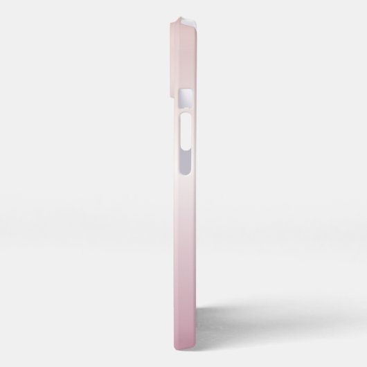 Roos Gold gradiënt bedrijf aangepaste Logo roze to iPhone Hoesje (Linkerkant)