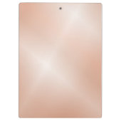 Roos Gold Grey Mandala Klembord (Achterkant)