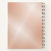 Roos Gold Grey Mandala Notitieboek (Achterkant)