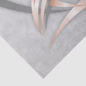 Roos Gold Grey Marble Abstracte Art Tissuepapier (Detail)