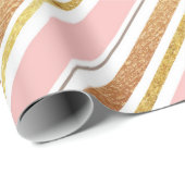 Roos Gold Grey Texture Wrapping Paper Cadeaupapier (Rol Hoek)