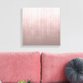 Roos Gold Grey White fibre striped rustige abstrac Canvas Afdruk (Insitu (Woonkamer))