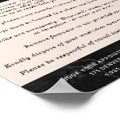 Roos Gold Hair Salon Covid Conaware Safety Poster (Hoek)