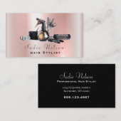 Roos Gold Hair stylist Salon Tools Beauty Visitekaartje (Voorkant / Achterkant)