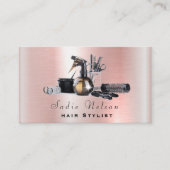 Roos Gold Hair stylist Salon Tools Beauty Visitekaartje (Voorkant)