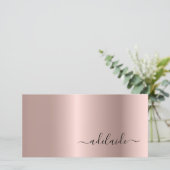 Roos Gold Hair Stylist Script Cadeaubon (Staand voorkant)