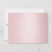 Roos Gold Handgeschreven Script Name Sjabloon (Achterkant)