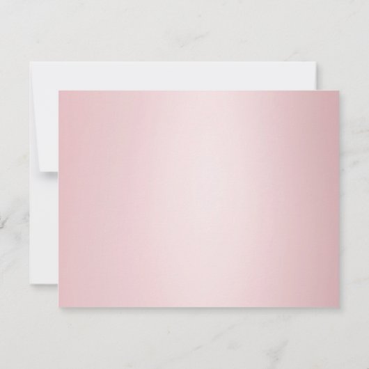 Roos Gold Handgeschreven Script Name Sjabloon (Achterkant)