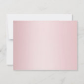 Roos Gold Handschrift Script Naam Tekst Sjabloon (Achterkant)