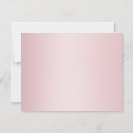 Roos Gold Handschrift Script Naam Tekst Sjabloon (Achterkant)