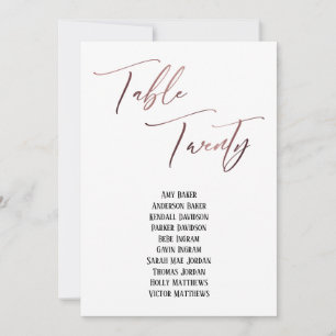 Roos Gold Handwriting Table Twintig Zitkuur