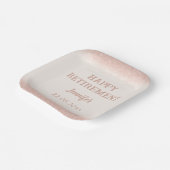 Roos Gold Happy Retirement Papieren Bordje (Gebogen)