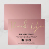 Roos Gold Hartelijk dank Aangepaste media invoegen (Voorkant / Achterkant)