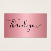 Roos Gold Hartelijk dank voor de Kaart voor winkel (Voorkant)