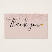 Roos Gold Hartelijk dank voor de Kaart voor winkel (Voorkant)