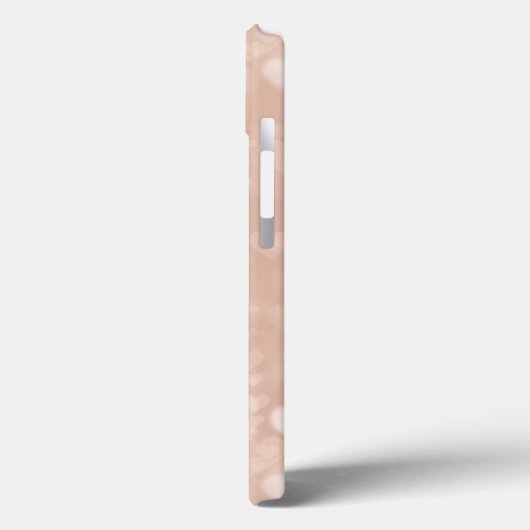 Roos Gold Heart Bokeh Case-Mate iPhone Case (Achterkant / Links)