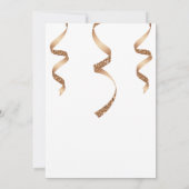 Roos Gold Heels en Champagne Women's Birthday Kaart (Achterkant)