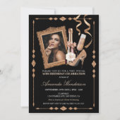 Roos Gold Heels en Champagne Women's Birthday Kaart (Voorkant)